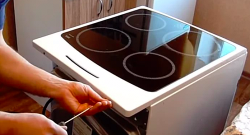 Ремонт сенсорной электроплиты. Селигерская